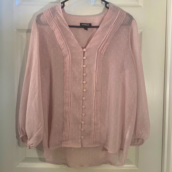 EXPRESS Glinda Good Witch Vibes Top - Picture 4 of 12